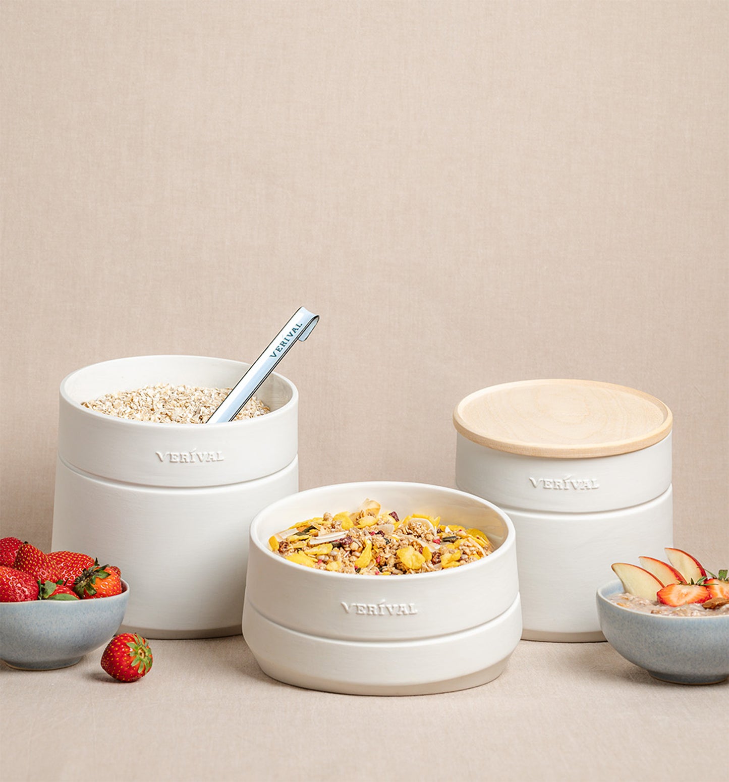 Breakfast containers for porridge, granola, muesli & co.